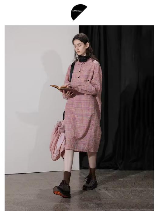 半圆/D24407625/轻运动户外衬衫连衣裙 商品图0