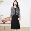 洋气印花外套+内搭连衣裙两件套QYM- LRX-NF2421-Y 商品缩略图0