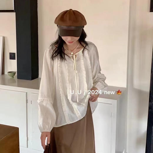 【特惠不退换】天丝棉长袖上衣   FLW-UJ4HC124199【24199#】 商品图0