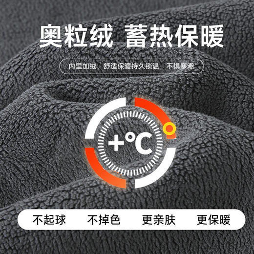 【特大码】【奥粒绒】【新款DAL】大依优型大码加绒卫衣圆领长袖加肥加大休闲运动上衣男打底衫胖子 商品图1