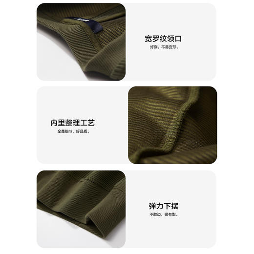 棉仓352808002-大楼梯罗马布圆领廓形卫衣 商品图4