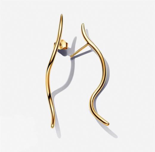 百货世界-潘多拉天性金属丝耳钉 商品图0