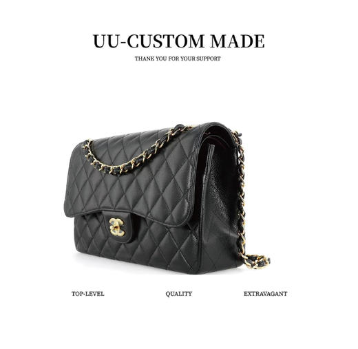 CHANEL香奈儿 CF 23s金扣菱格纹链条 Cloudy Pearly 斜挎单肩包  三个尺寸   鱼子酱牛皮/小羊皮/荔枝纹牛皮  金扣/银扣（HH） 商品图1