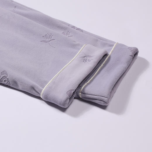 都市丽人睡衣生活家居长袖家居服海岛绒剪花厚女士海岛绒套装LHT1Q6 商品图8