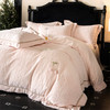 顶柔牛奶绒雕花绒刺绣四件套芙拉系列-TJ1548 商品缩略图3