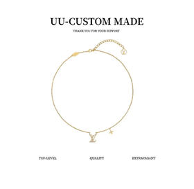 驴家 ICONIC logo满钻项链 女款 金色