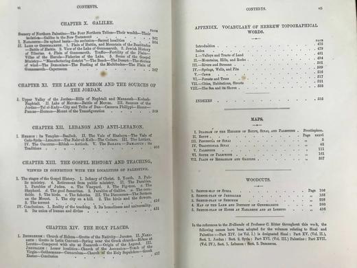1864年 西奈半岛与巴勒斯坦：历史联系 配彩色地图 漆布精装18开 商品图4