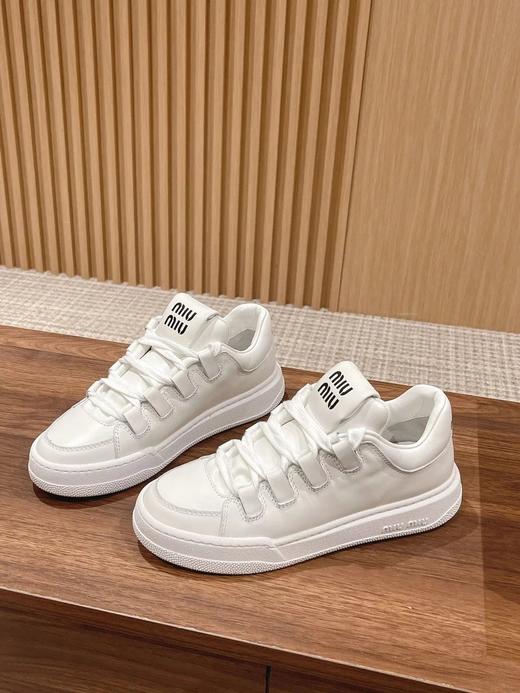 缪缪2023新款 火脏脏鞋 小白鞋（HC） 商品图1