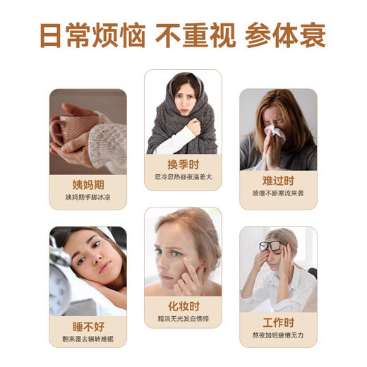 【粮药LY】西洋参黄芪灵芝茶密封铁盒包装健康元气女性正品 (8.8g*10包) 商品图1