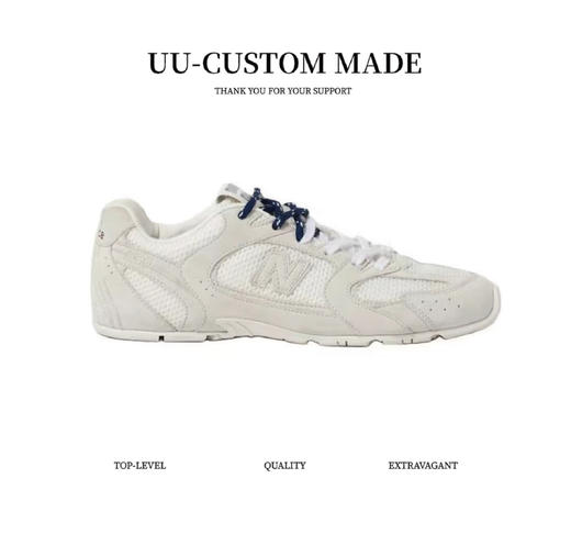 miu家 X NB 缪缪 530SL联名绒面革网布防滑低帮运动鞋 女款 商品图1