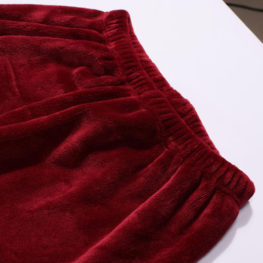 都市丽人睡衣超值精选长袖家居服双面法兰绒厚女士法兰绒套装LHT1K5 商品图8