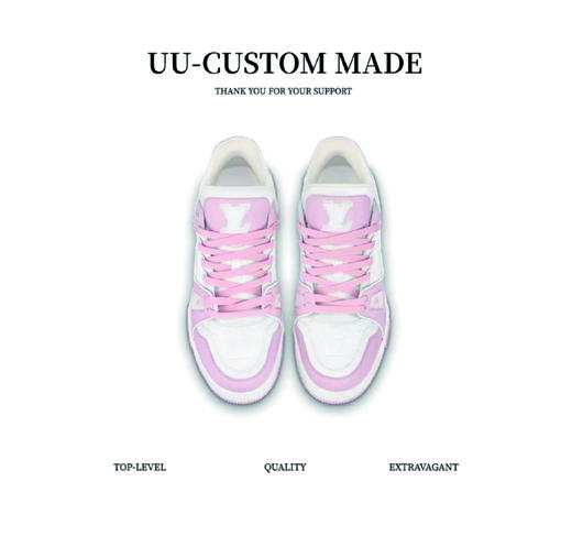 驴家  Trainer  圆头系带  低帮 板鞋 女款 粉白/玫瑰粉/灰褐色（HC） 商品图6