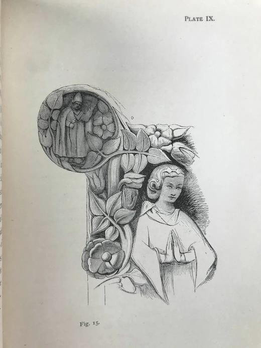 1891年 罗斯金建筑与艺术演讲集 15页插图 真皮精装32开 商品图12