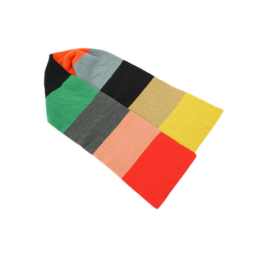 JO GORDON Small Colourblock Scarf 羊羔毛拼色小格子围巾 商品图2