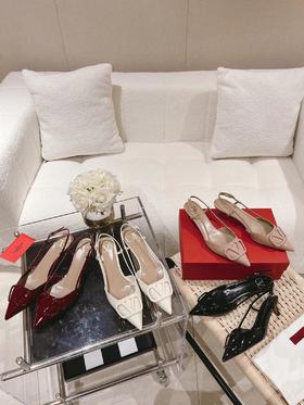 VT|23新款夏漆皮镂空高跟鞋|（HC）