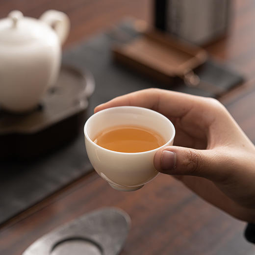 知者觉器简茶羊脂玉提梁壶5件套 商品图3