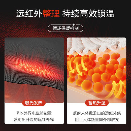 十如仕针织半拉链远红外摇粒绒保暖卫衣-LS08 商品图2