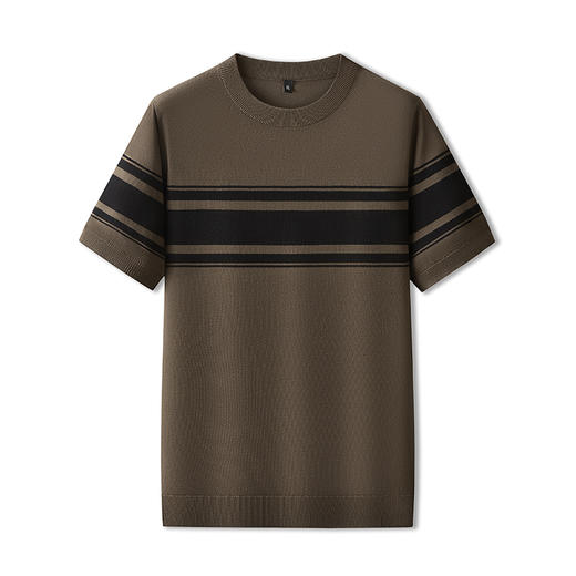 【新款DPF】大依优型毛衣针织短袖背心休闲针织衫毛背心满印字母加肥加大上衣男士胖子大码毛衫t恤打底 商品图7