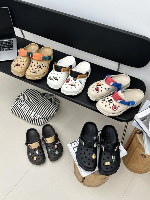 𝖢𝗋𝗈𝖼𝗌卡骆驰白敬亭同款特林系列洞洞鞋拖鞋（HY） 商品图0