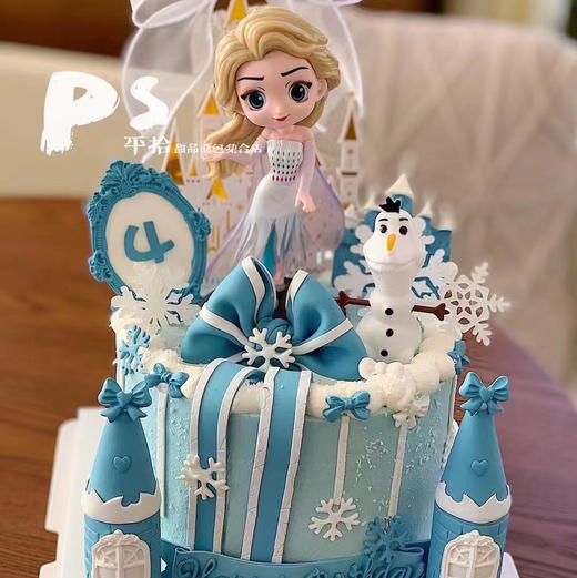冰雪公主艾莎蛋糕 商品图1