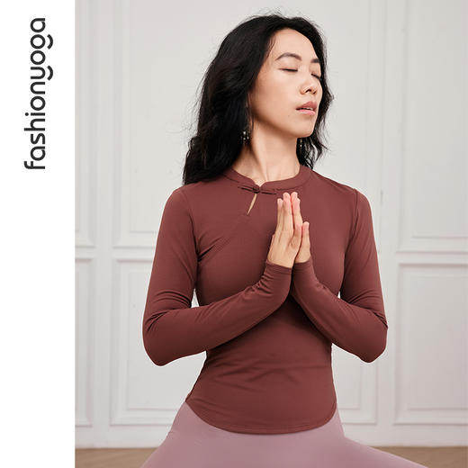 FC14352新中式瑜伽长袖 商品图14