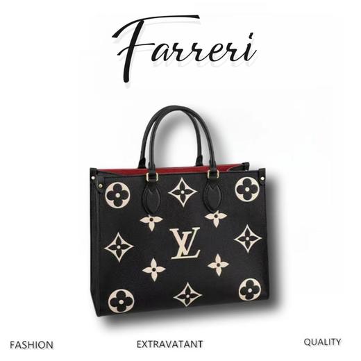 驴家 M45495全皮托特 onthego 中号 黑 商品图0