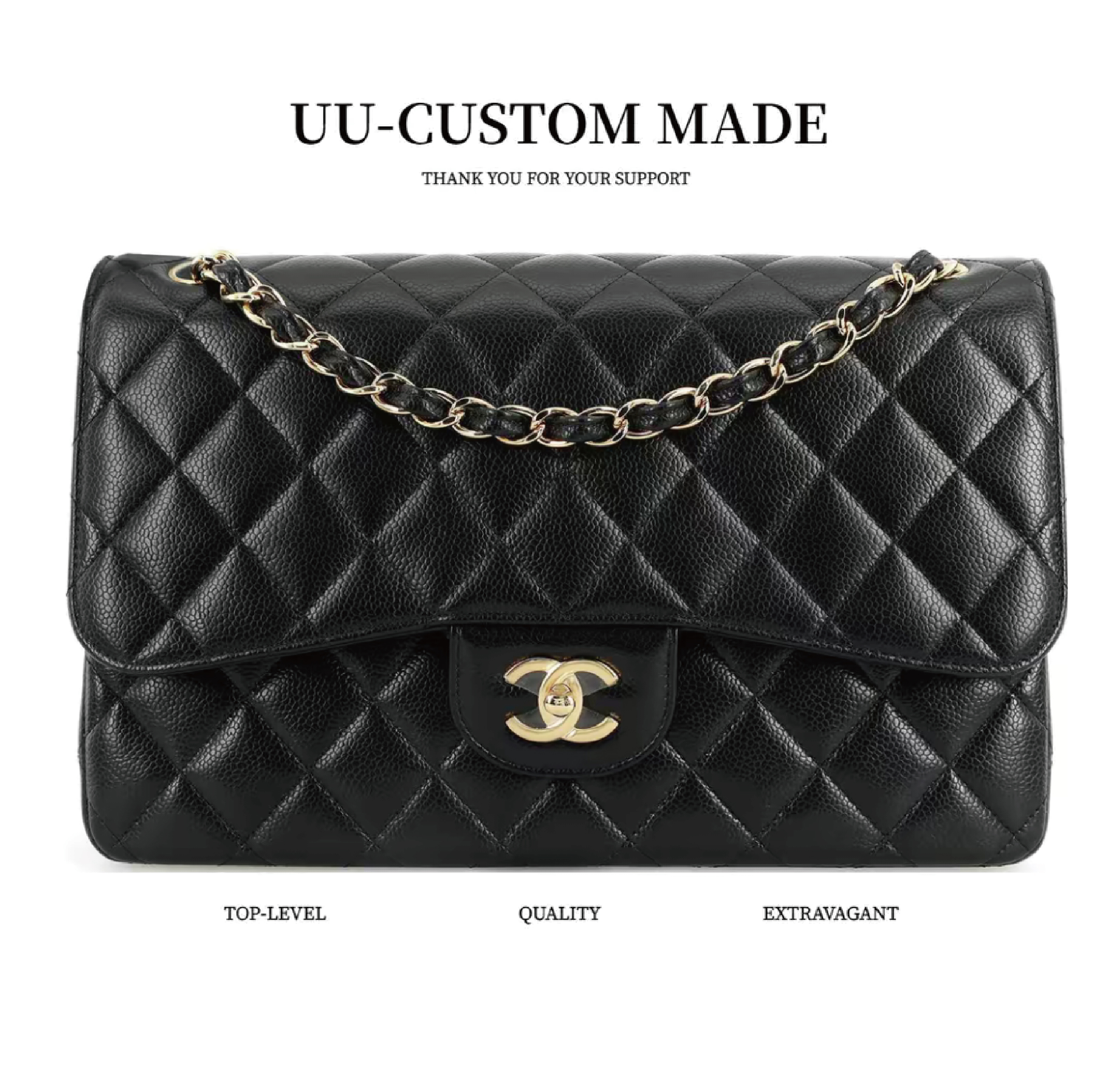 CHANEL香奈儿 CF 23s金扣菱格纹链条 Cloudy Pearly 斜挎单肩包  三个尺寸   鱼子酱牛皮/小羊皮/荔枝纹牛皮  金扣/银扣（HH）