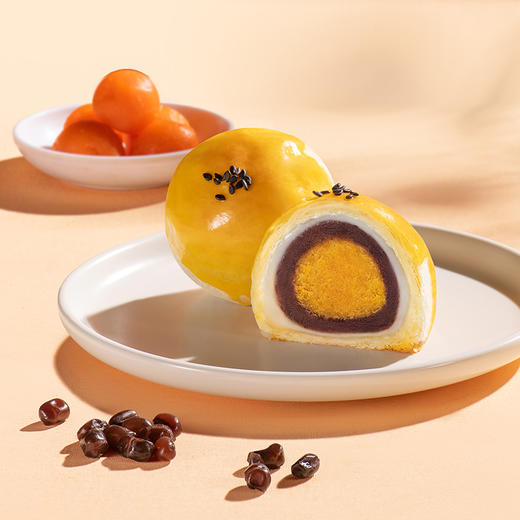 【品牌直发】 轩妈蛋黄酥经典红豆味55g*6枚*2盒   商品图3