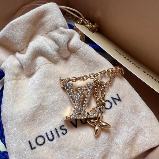 驴家 ICONIC logo满钻项链 女款 金色 商品图9