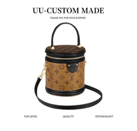 驴| 发财桶 圆桶包  订制五金皮料 顶版|HZ（CB）