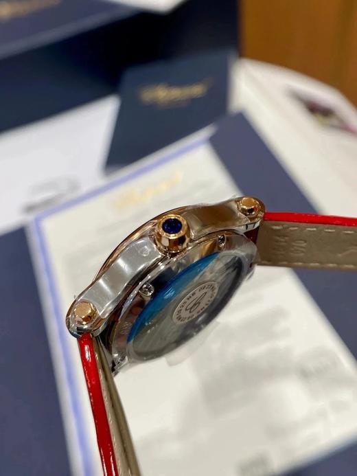 HW新品肖邦萧邦快乐钻石 尺寸33mm搭载9039机芯女性时尚潮流女装手表全自动机械表女表蓝宝石镜面鳄鱼皮表带顺丰包邮（SP） 商品图10