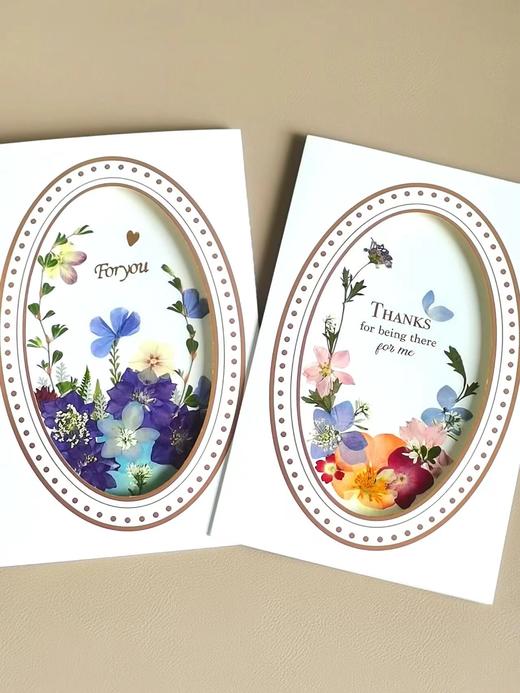 押花贺卡（和花束一起配送） 商品图2