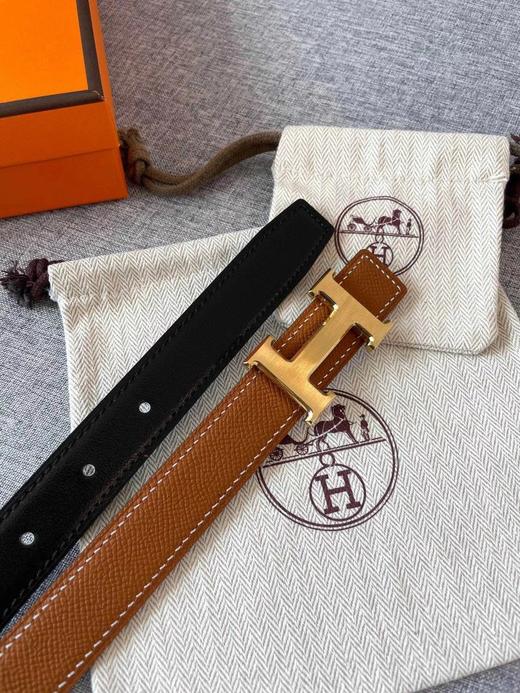 hermes｜25MM小牛皮双面腰带｜YH（CB） 商品图3