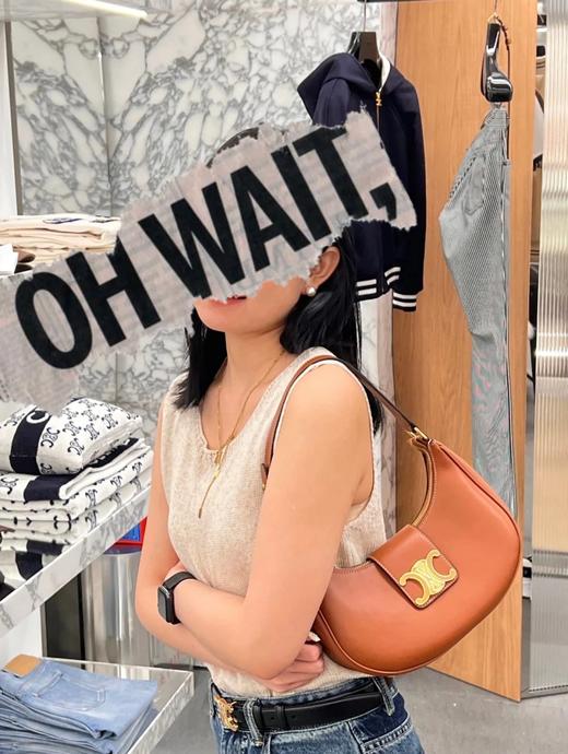 赛琳|凯旋门金属扣Ava月牙月亮腋下包|DZ（HH） 商品图6