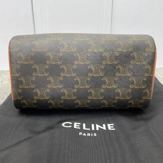 赛琳|老花牛皮革小号波士顿包|Jx（CB） 商品图8