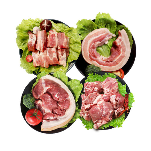 【元旦送礼必备】无抗慢养猪肉礼盒  猪肉肋排 腔骨五花肉前腿5斤  礼盒装  送人优选 商品图4