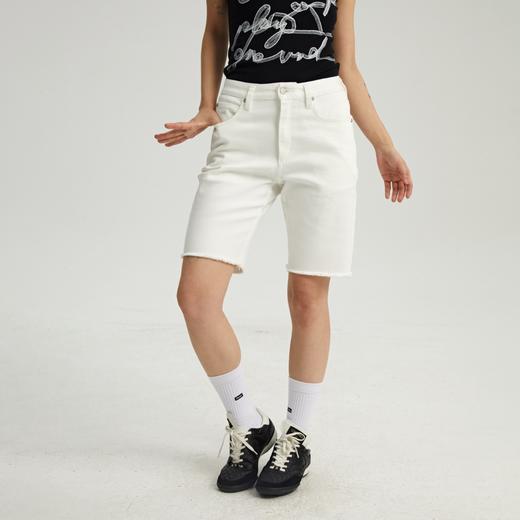 oneup弹力牛仔骑行短裤 商品图0