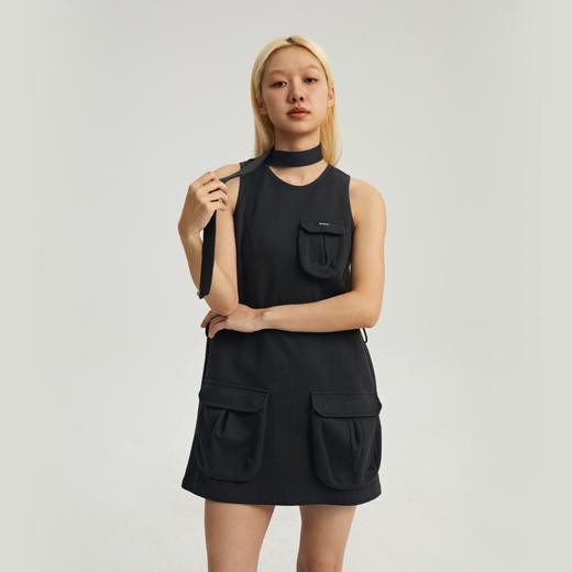 oneup针织口袋连衣裙 商品图0