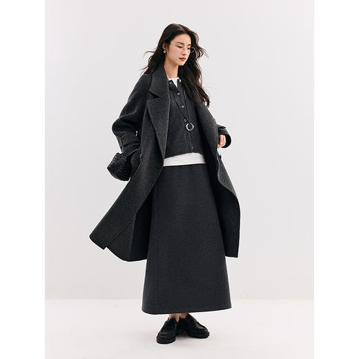 棉仓357666015-MAX*大翻领廓形双面呢大衣 商品图3