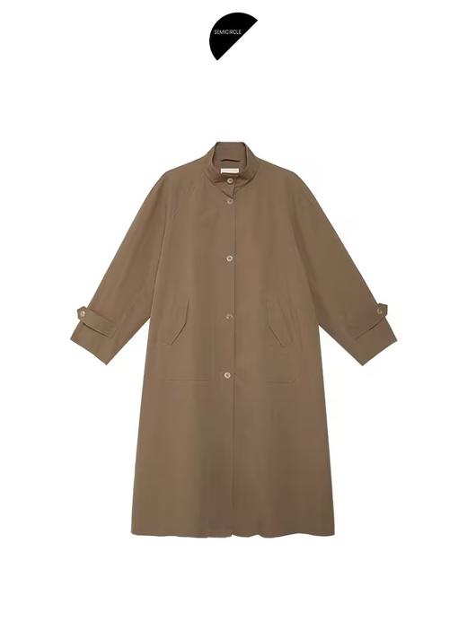 半圆/D24310387/复古立领风衣 商品图3