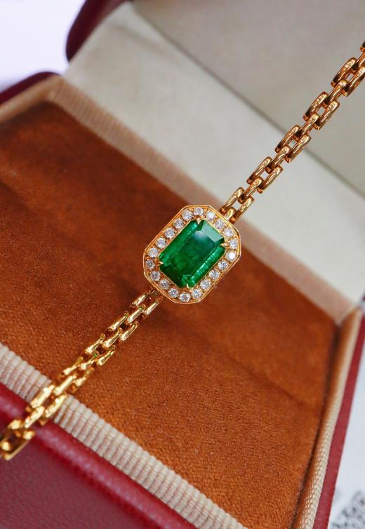1.12ct祖母绿手链 商品图1