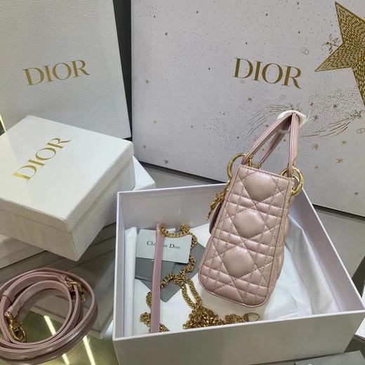 迪家|戴妃新*Dior Lady Mini 3格 珠光粉|W（HH） 商品图2