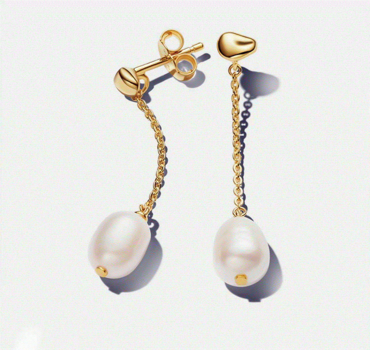 百货世界-潘多拉巴洛克珍珠耳钉