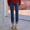 半身缘女裤 秋季新品九分牛仔裤高档简洁百搭舒适243102U30102532 商品缩略图4