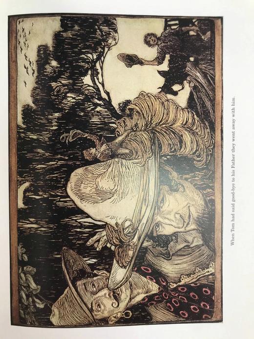 格林童话集 鬼才拉克姆经典彩色插图 精装16开 商品图7