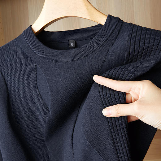 【新款DPF】大依优型毛衣针织短袖背心休闲针织衫毛背心满印字母加肥加大上衣男士胖子大码毛衫t恤打底 商品图1