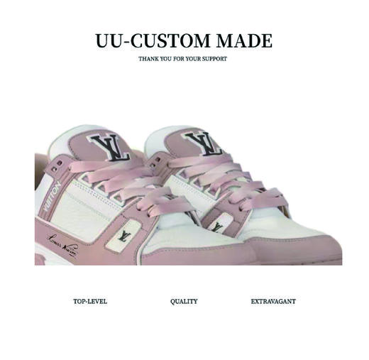 驴家  Trainer  圆头系带  低帮 板鞋 女款 粉白/玫瑰粉/灰褐色（HC） 商品图3