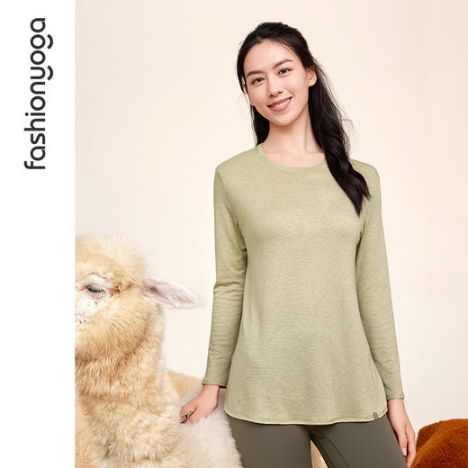 【特卖不退换】F14358舒适羊毛圆摆长袖 商品图8