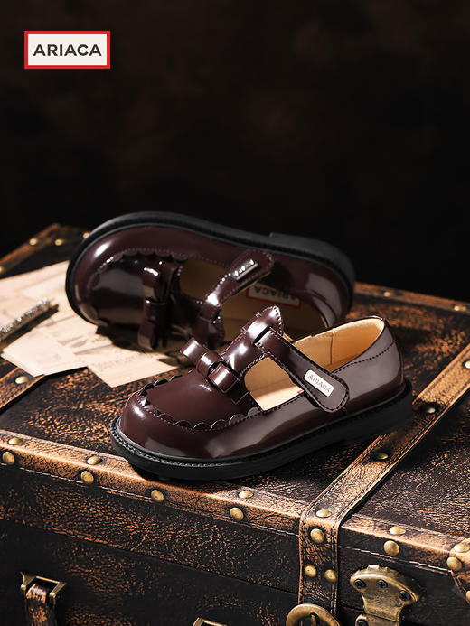 ARIACA艾芮苏儿童鞋子女童皮鞋真皮2024春秋小女孩公主鞋软底单鞋 商品图1