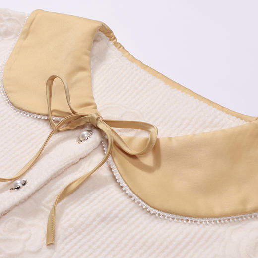 都市丽人睡衣生活家居长袖家居服法兰绒压花厚女士法兰绒套装LHT1N3 商品图4